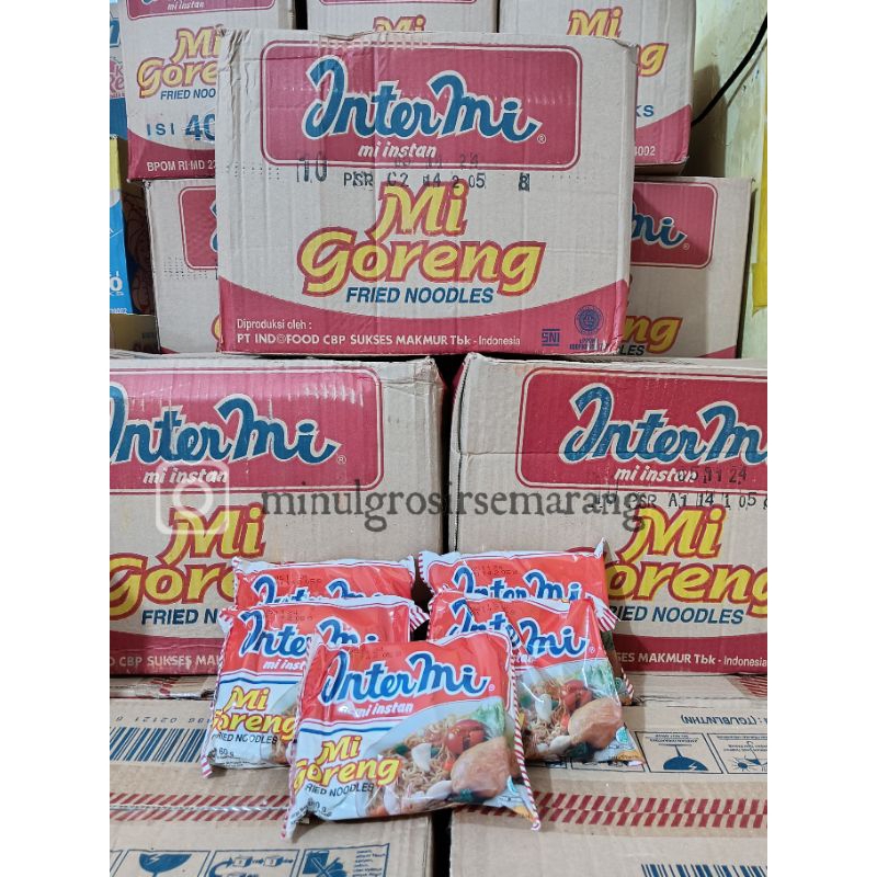 

INTERMIE GORENG BY INDOFOOD ISI 40PCS