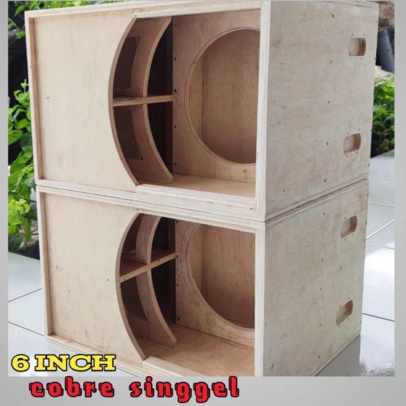 box speaker cobre 6 inch singgel