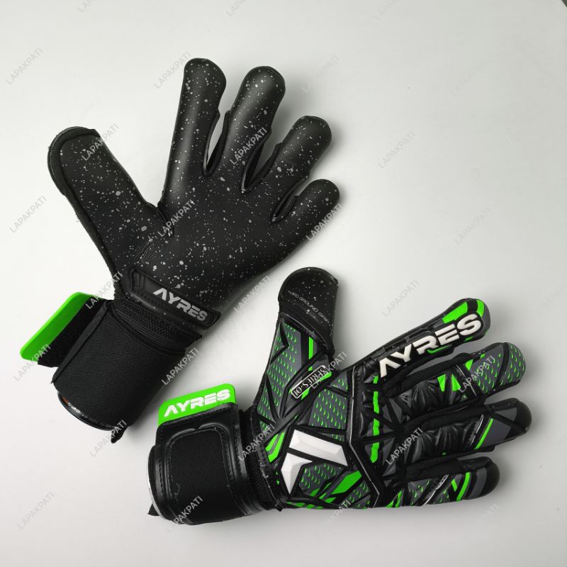 FREE SABLON NAMA AYRES SERIES 01 v2 BLACK GREEN SARUNG TANGAN KIPER ORIGINAL