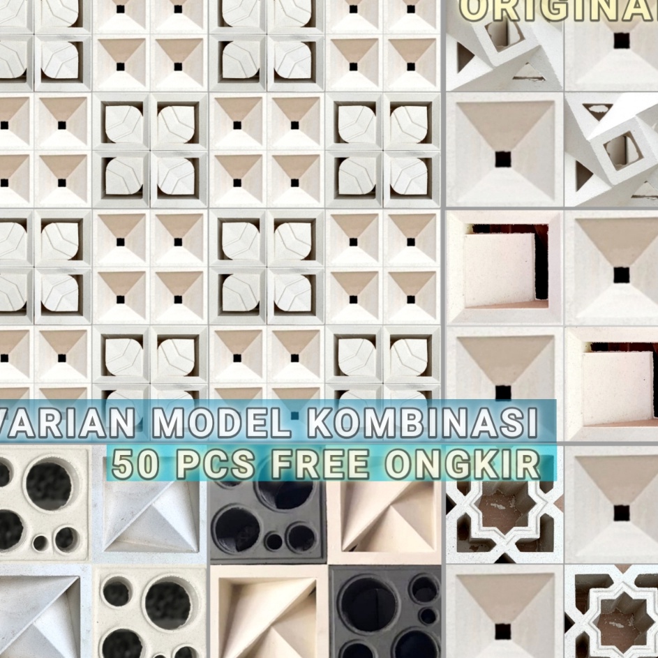 55 COD ROSTER BETON MINIMALIS MODEL BARU SEMUA KOMBINASI loster beton minimalis roster kombinasi lub