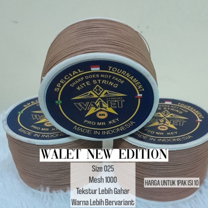 Gelasan Walet size 025 press klos bogel 1pak isi 10