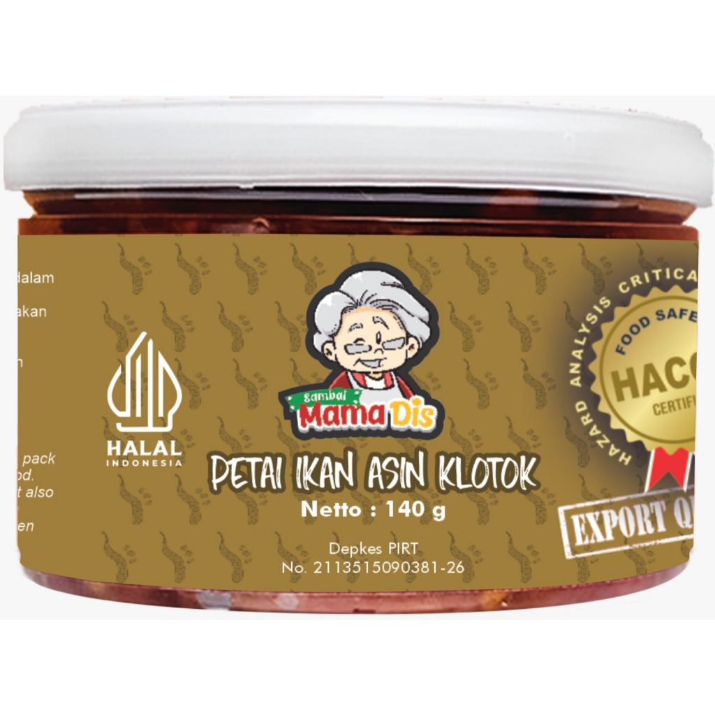 

Sambal Petai Ikan Asin Klotok MamaDis 140 gr