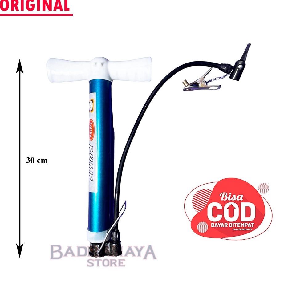 KODE 77 Pompa Ban Pendek Kecil Sepeda Dan Motor Mini Kompa Angin Tangan Kompaan