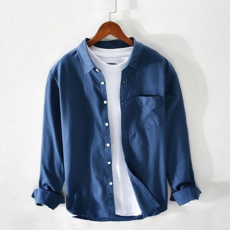 Kemeja Lengan Panjang Pria Uniqlo Terbaru//Kemeja Lengan Panjang Pria Slimfit//Kemeja Lengan Panjang