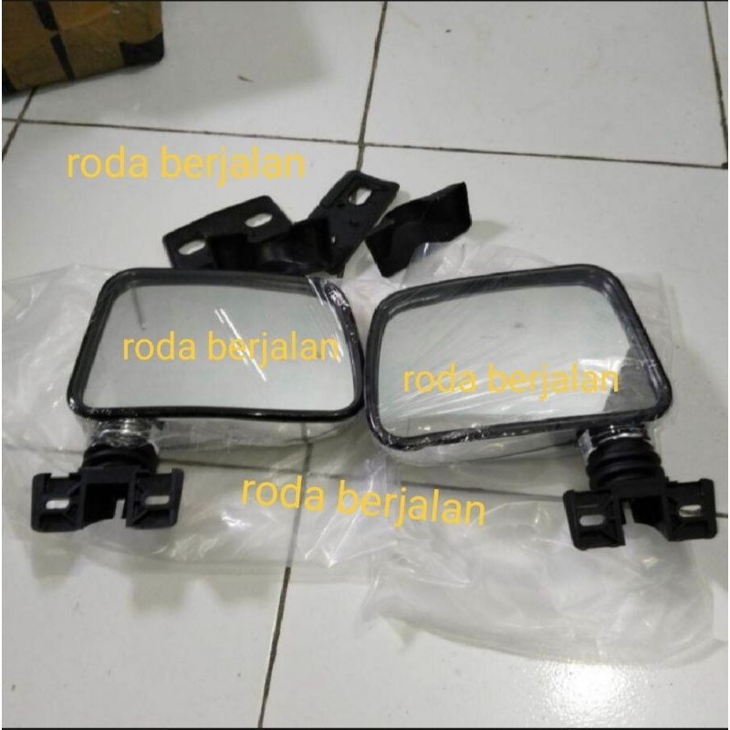 spion mobil variasi chrome kijang super grand rover sepasang