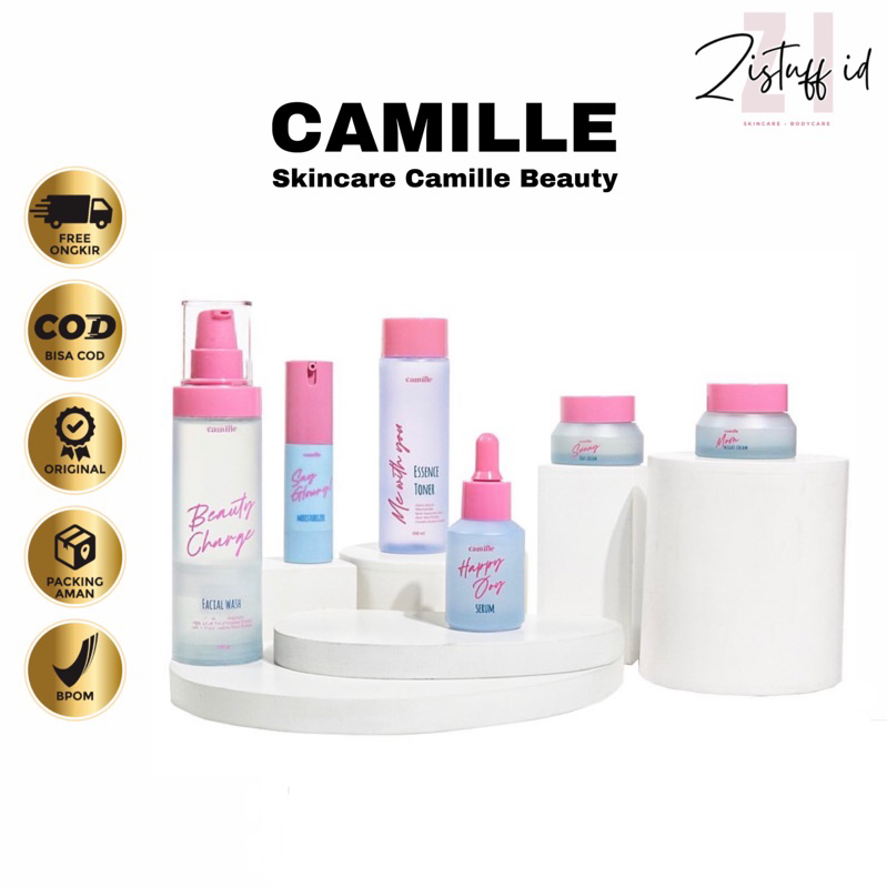 [READY+FREE GIFT] Skincare Camille Beauty Satuan Paket Bundling Set Beauty Charge Facial Wash Me Wit