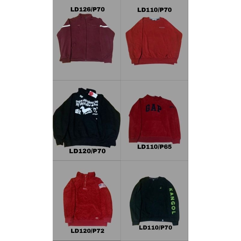 Sweater pria hoodie thrift thrifting preloved/crewneck/tracktop/