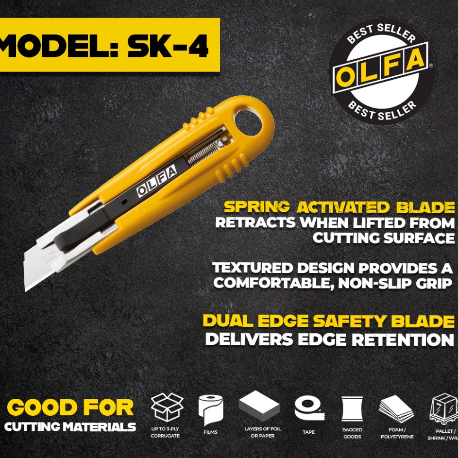 

First Order OLFA Pisau Safety Cutter SK4