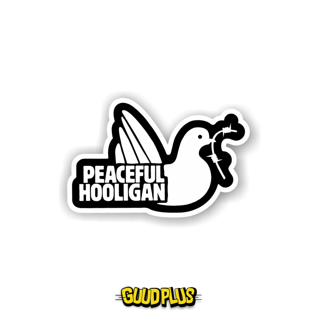 

Stiker Sticker Brand Distro Setiker Football Casual • Stiker Peaceful Hooligan