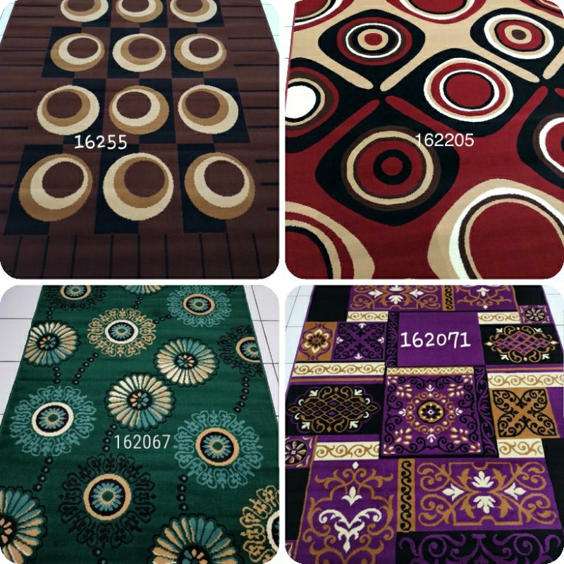 Karpet permadani ukuran 230x310 motif pilih variasi