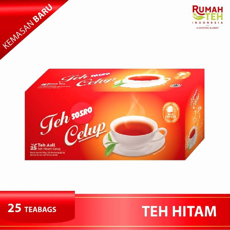 

Teh Celup Sosro black tea isi 25