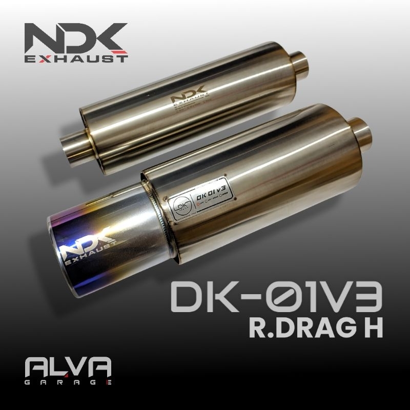 Knalpot Yaris Bapao NDK Exhaust DK-01V3 Resonator Drag