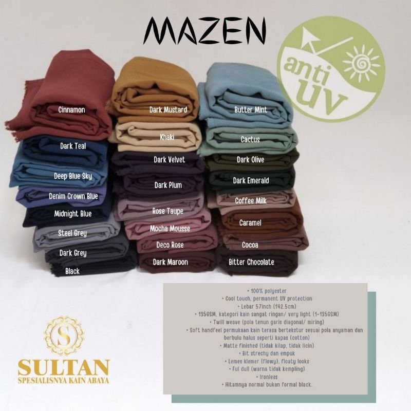 Kain Sultan anti UV - Sisa Potongan