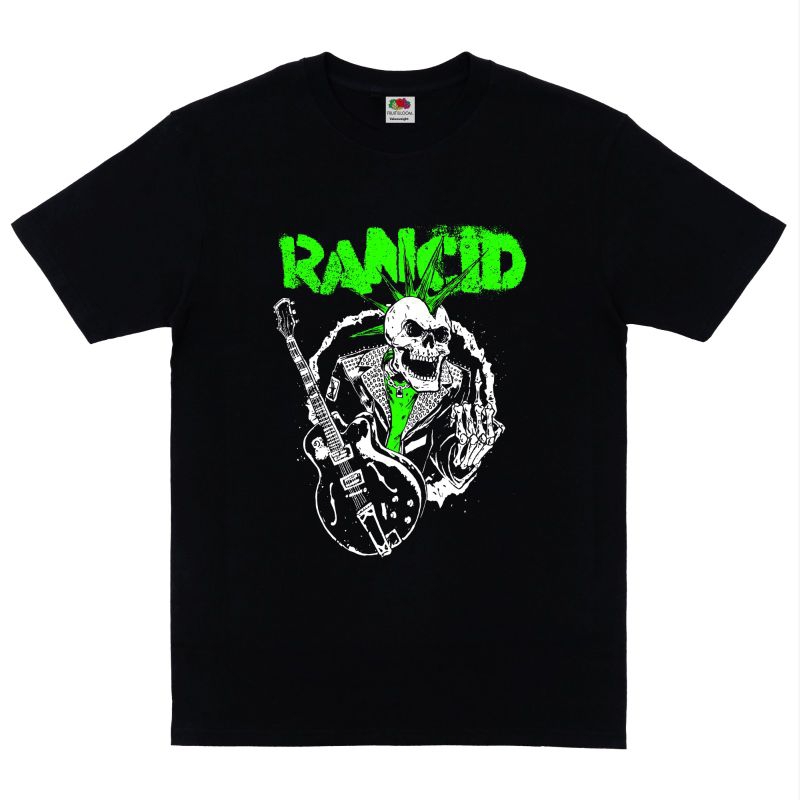 Kaos band rancid - Slow rock Tshirt black/ kaos band punk rock/kaos metal/kaos punk