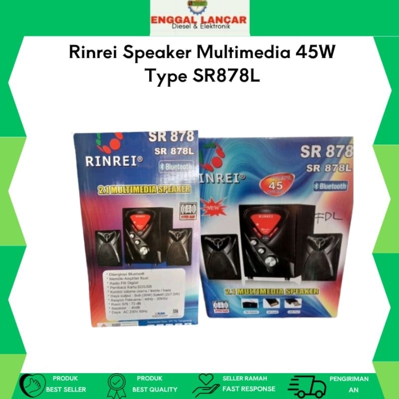 Rinrei Speaker Multimedia 45W Type SR878L