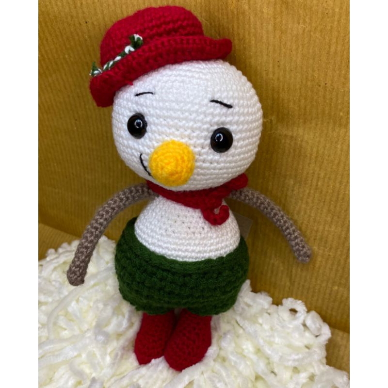 GANTUNGAN KUNCI SNOWMAN/GANTUNGAN KUNCI MOTOR MOBIL TAS KUNCI/RAJUT/SNOWMAN/AMIGURUMI/BONEKA/UNIK/LU