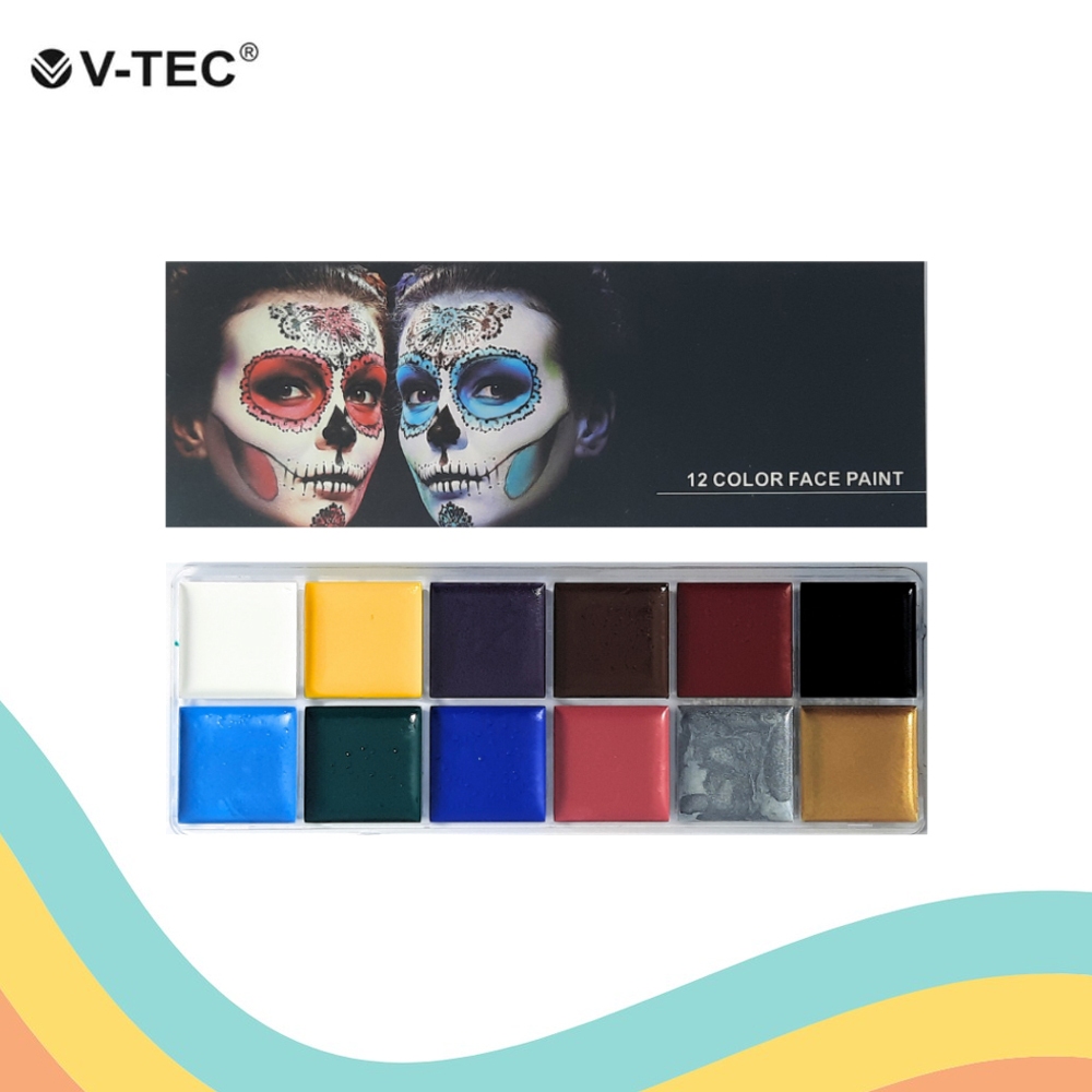 

FACE PAINTING 12 WARNA V-TEC 1912 (1 PCS)