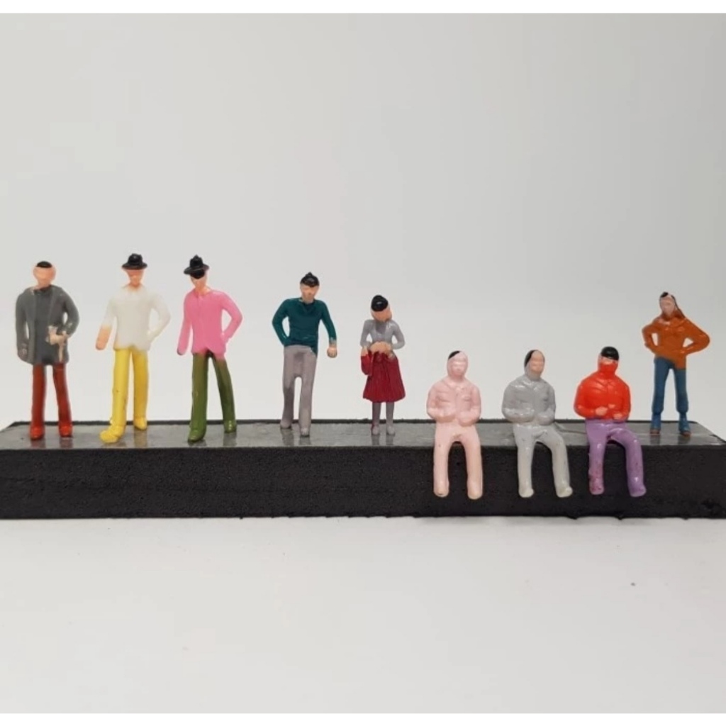 Miniatur orang maket diorama