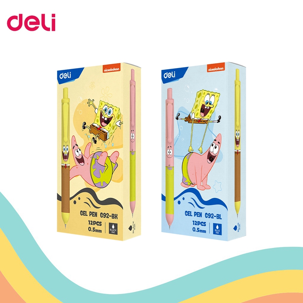 

GEL PEN DELI G-92 SPONGEBOB (12 PCS)
