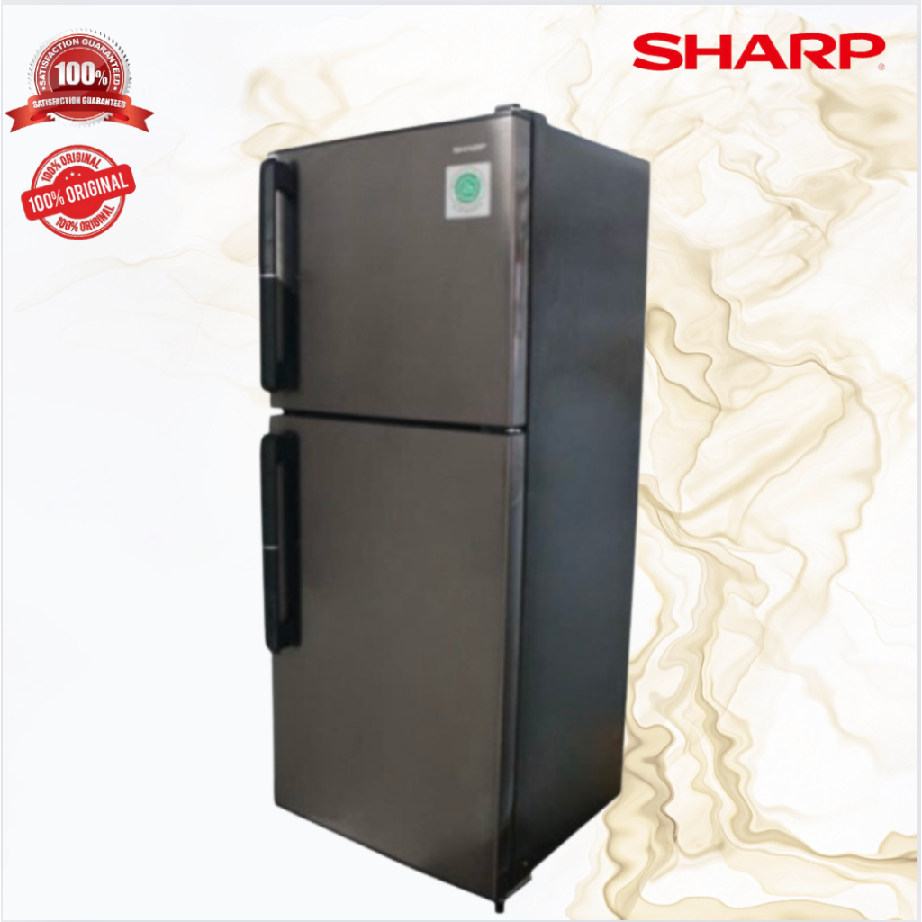 KULKAS SHARP 2 PINTU SJ246GCSD LEMARI ES 205L/SJ-246GCSD/SJ 246GCSD/SHARP KULKAS 2 PINTU/SHARP KULKA