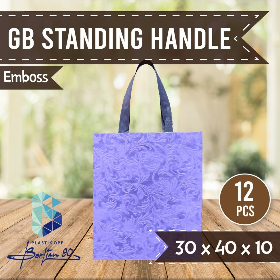 

Goodie Bag Uk 30x40x10cm Motif Bunga Embos Warna Warni Termurah / Tas Hajatan Kotak Nasi / Tas Besek / Tas Spunbond Motif Embos / Tas Souvenir