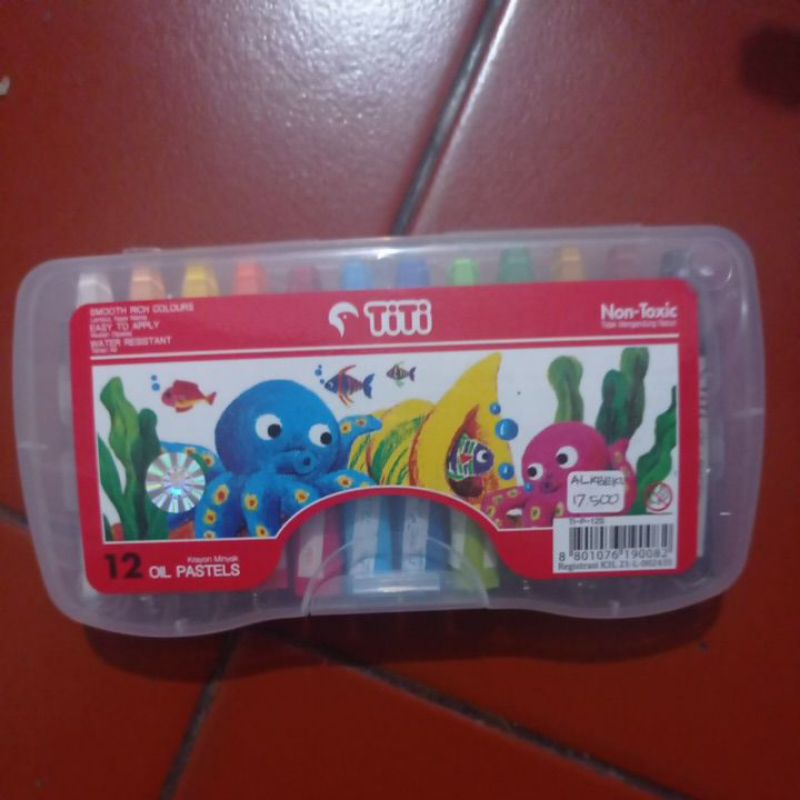

Crayon TITI 12 warna oil pastels