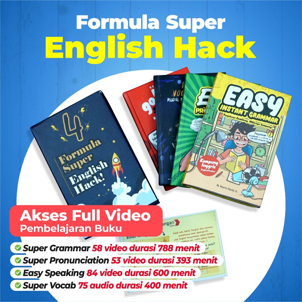 FORMULA 4 ENGLISH HACK-PAKET HEMAT