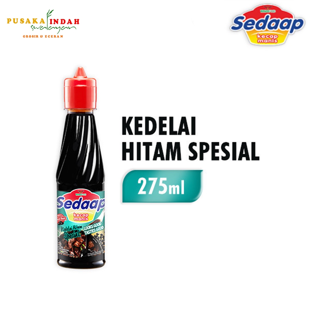 

Sedaap Kecap Manis Kedelai Hitam Spesial Botol 275 ml