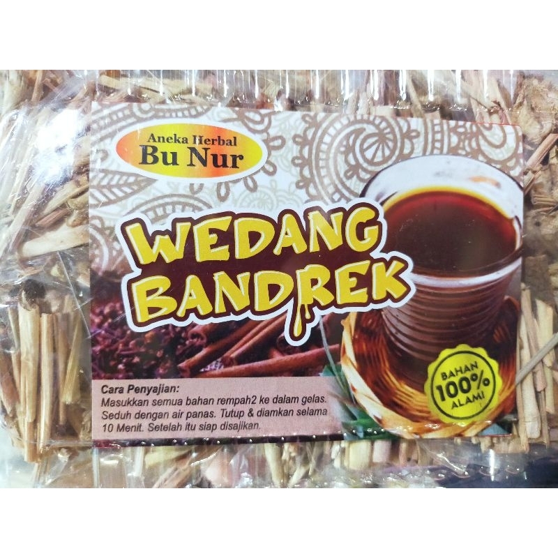 

wedang bandrek - bandrex - bir pletok - isi 10 - rempah komplit dengan gula merah - mengatasi masuk angin - kembung