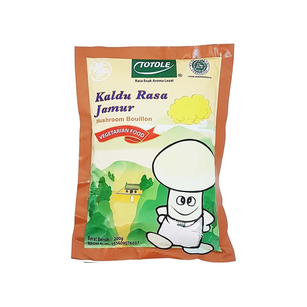 

Totole Kaldu Rasa Jamur NON MSG 200gr HALAL