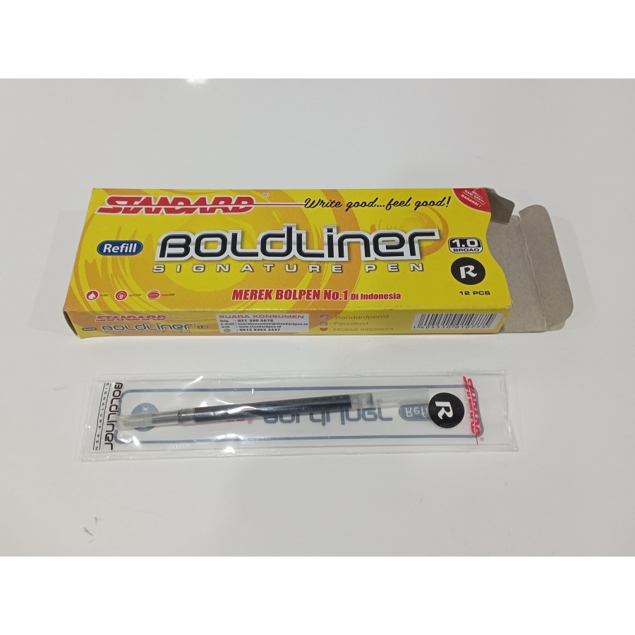 

Refil / Isi Pulpen STANDARD Boldliner R Retractable 1.0 Hitam