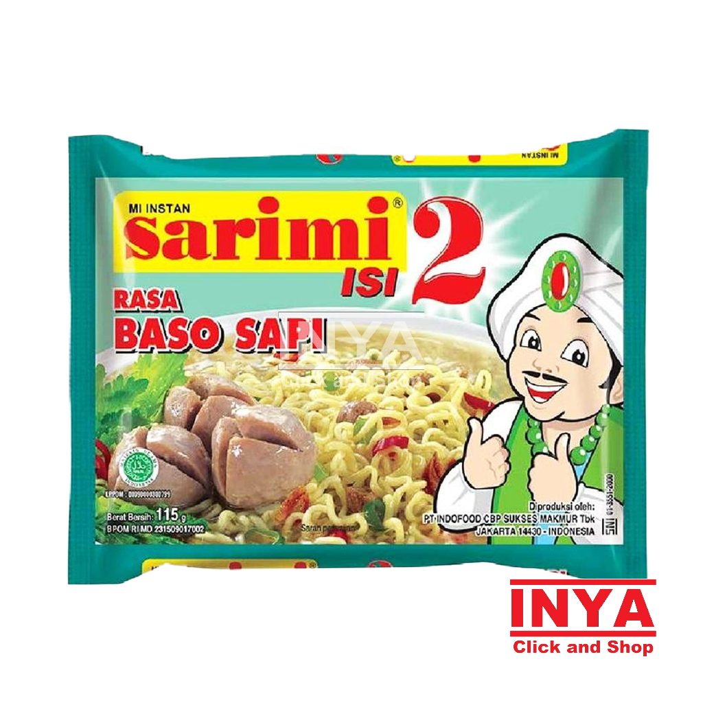 

Sarimi isi 2 Mie Rasa Baso Sapi 115gr - Instant Noodles