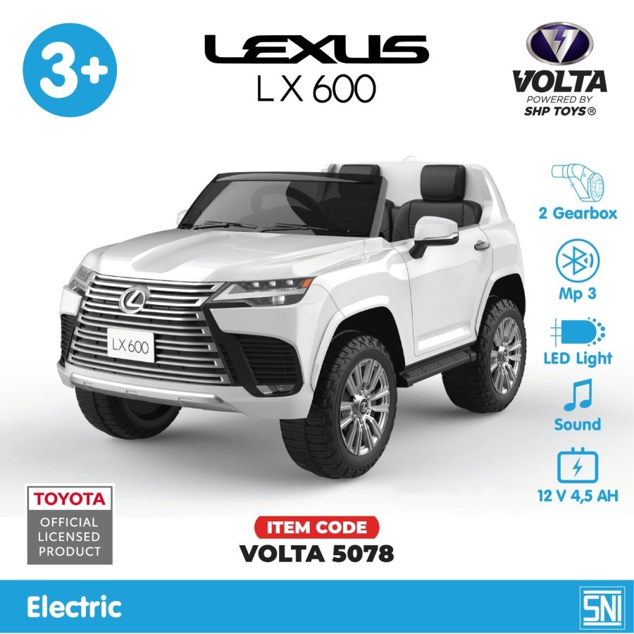 MAINAN AKI ANAK MOBILAN LEXUS 600 VOLTA KEREN