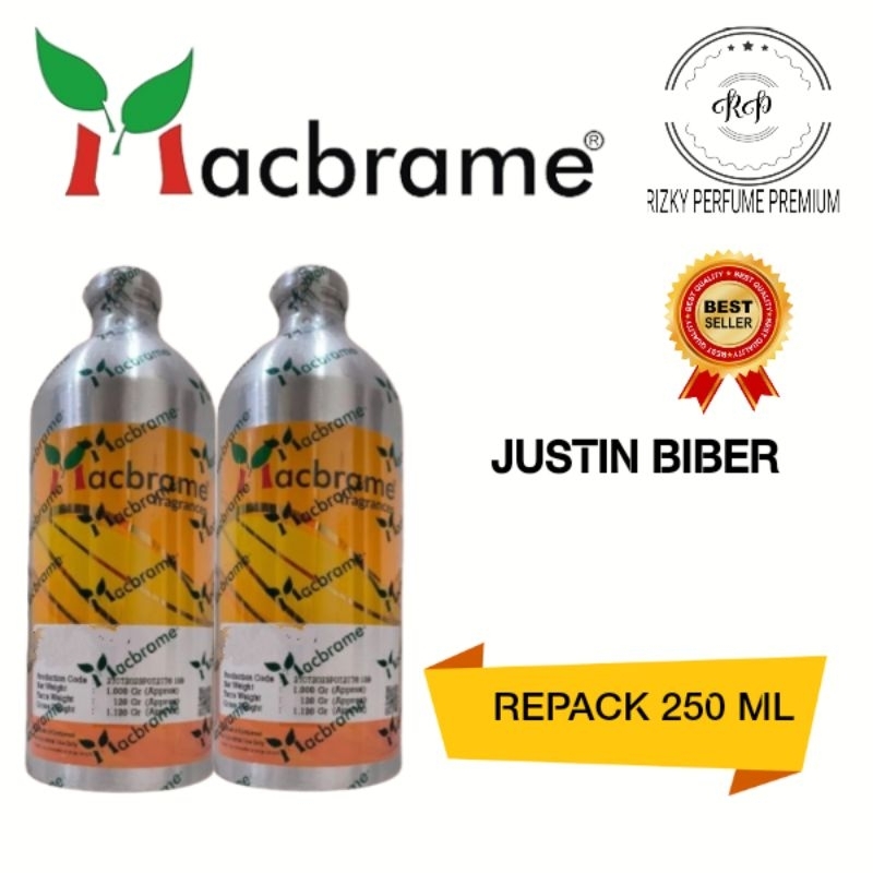 JASTIN BIBER MACBRAME 250 ML REPACK