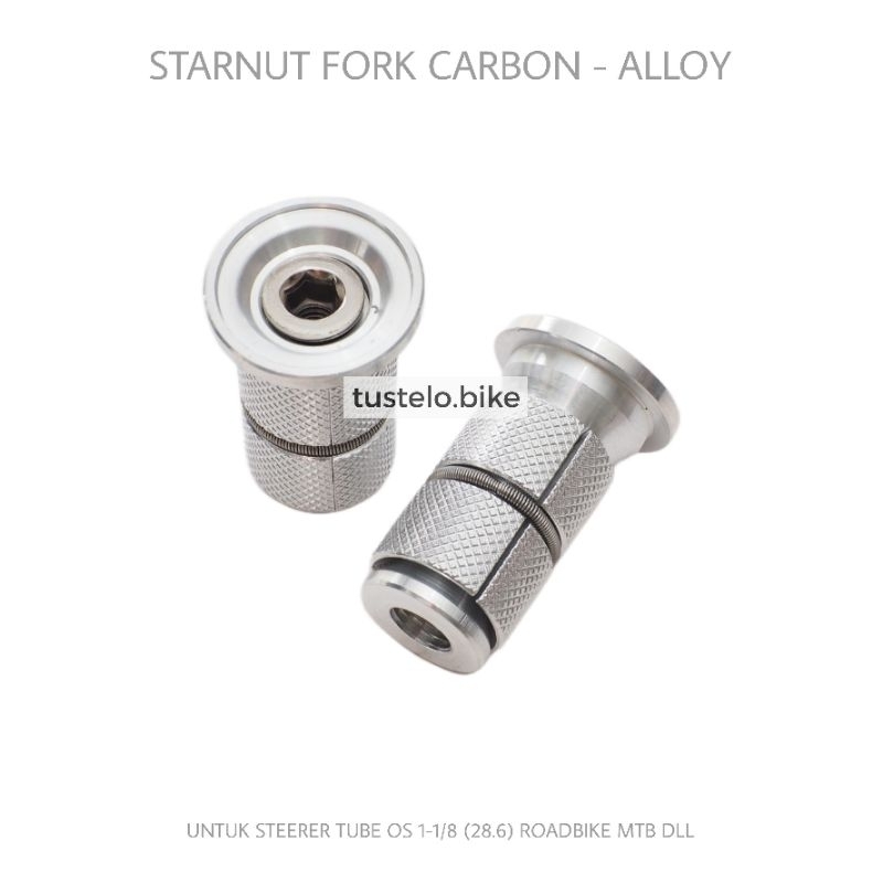 Starnut Fork Carbon Alloy OS Jangkar Star Nut Roadbike MTB