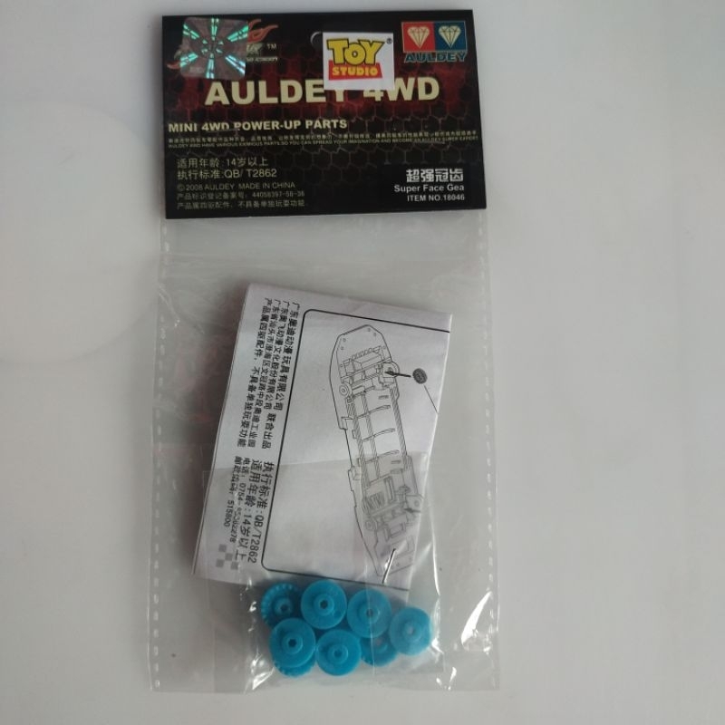 Mini 4wd Auldey corona biru