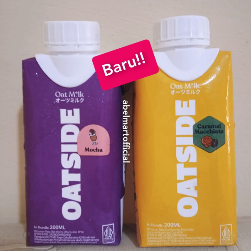 OATSIDE OAT MILK 200ML / OATSIDE SUSU OAT GANDUM / OATSIDE CARAMEL MACCHIATO / OATSIDE MOCHA / OATSI