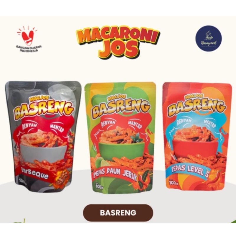 

Basreng Pedas Jumbo isi 100 gram Camilan viral by macjos indonesia