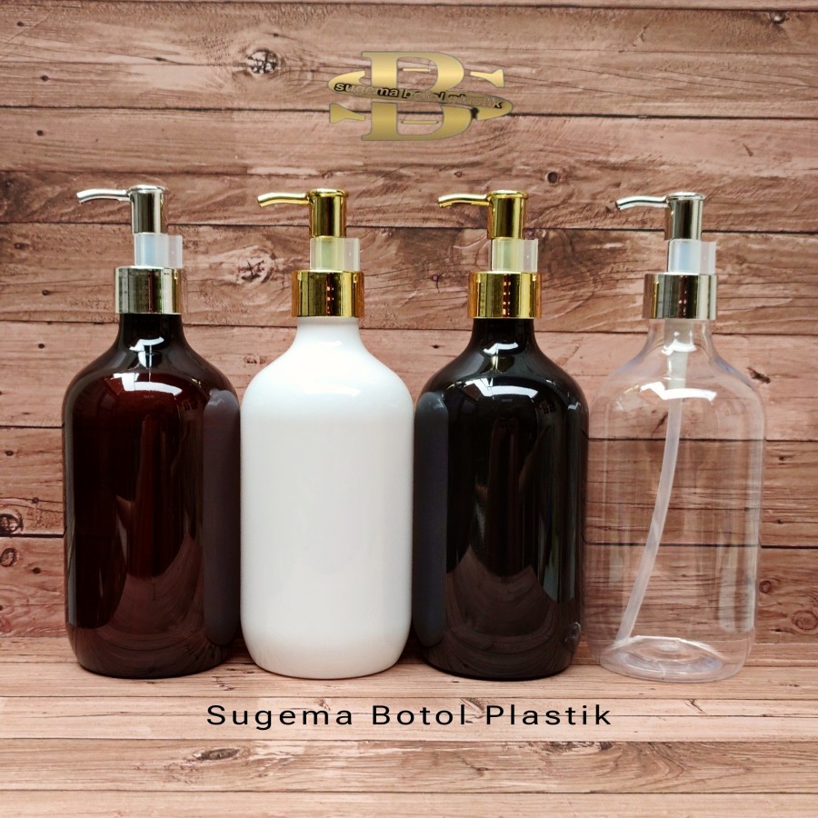 Botol Pump 500ml Kemasan Sabun Cair / Botol Plastik 500ml Pump Luxury