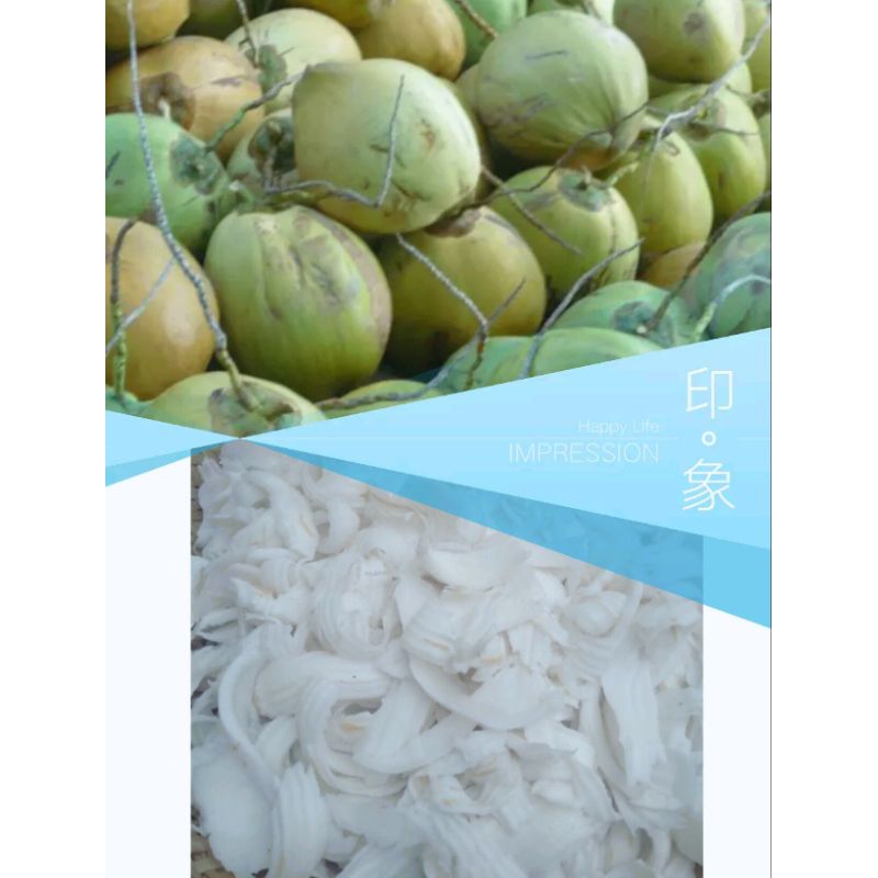 

Daging kelapa muda asli 250g