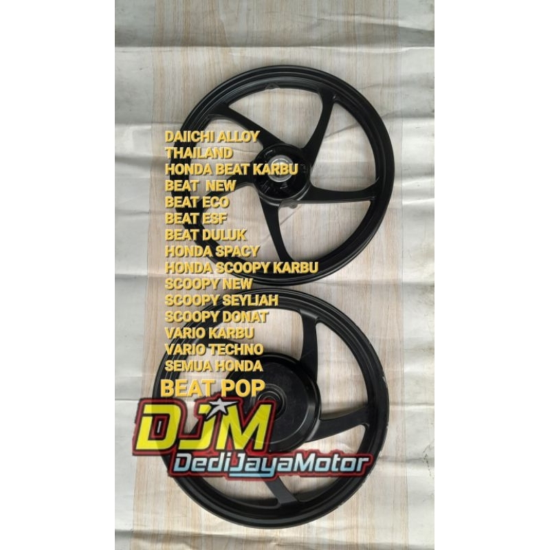 velg daichi alloy ring 14 matic beat vario scoopy