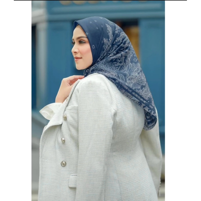 RARE ITEM El Mar Minorca Voal Square - Ocean