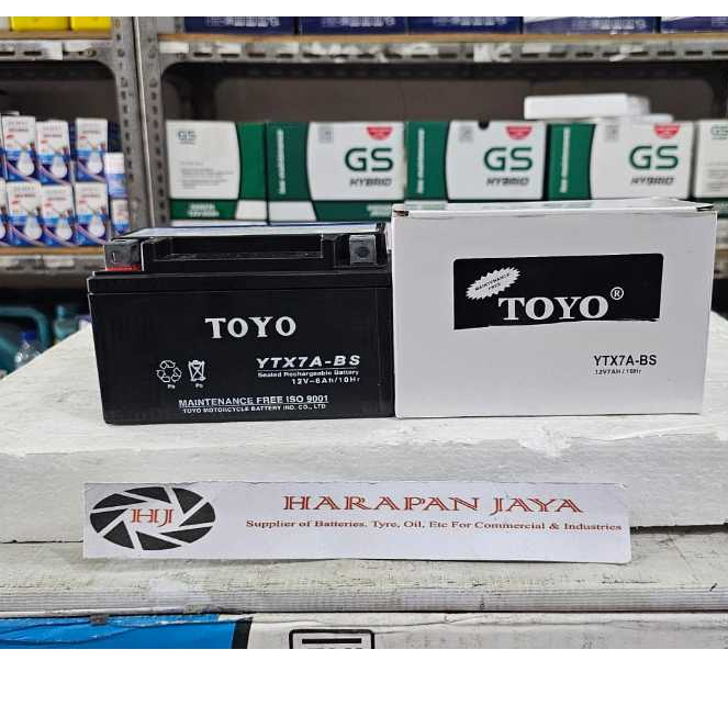 AKI MOTOR TOYO YTX7A-BS (7AH) KERING