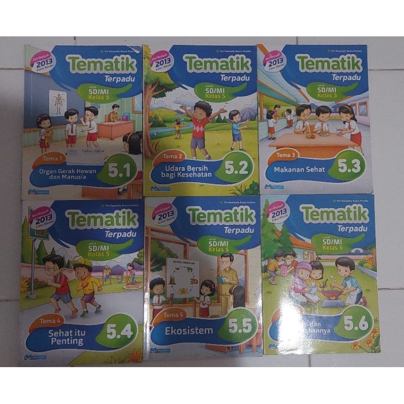 buku tematik bekas kelas 5