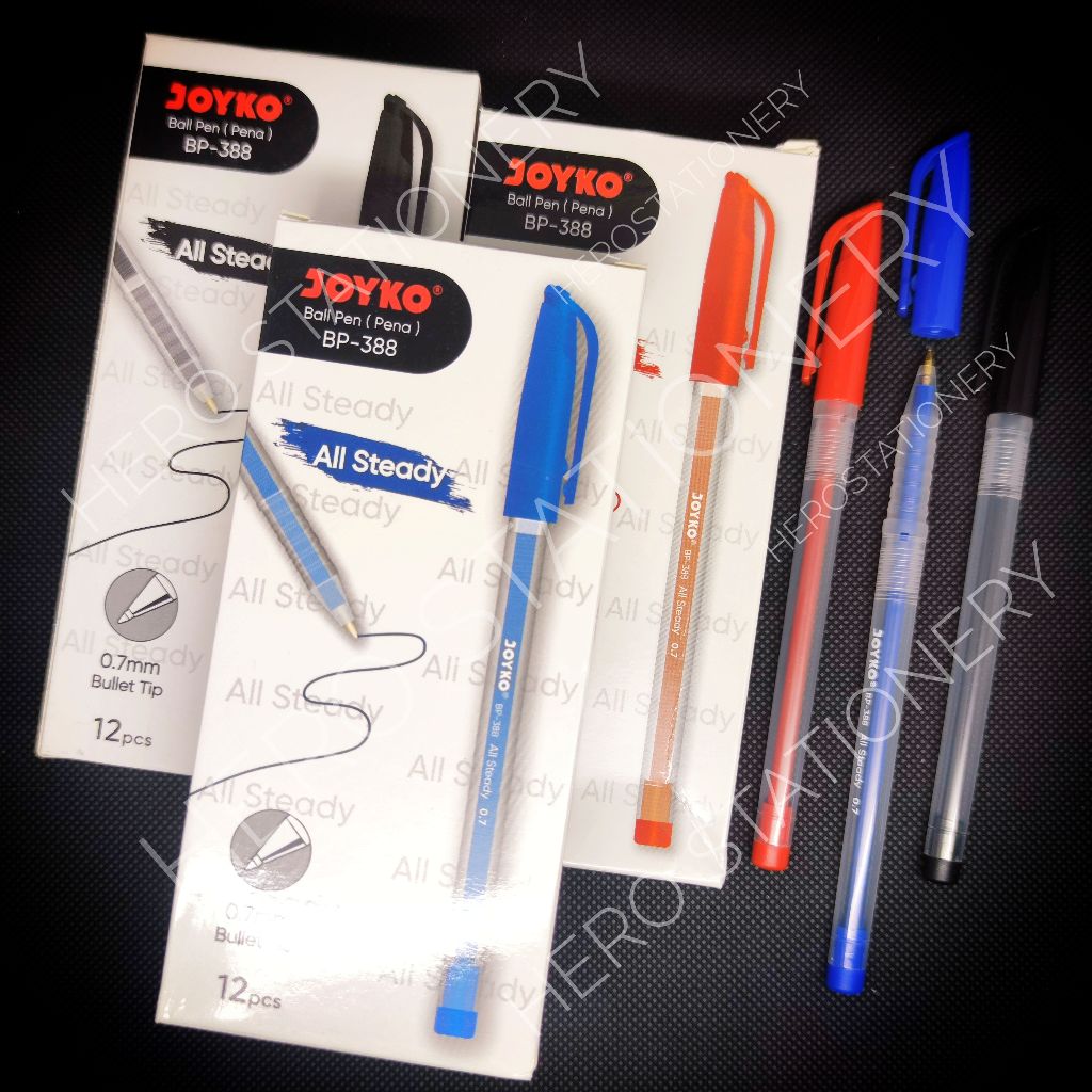 

Pen pena joyko all steady ballpoint tip 0.7 mm GP-388 . 12 unit