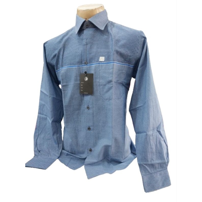 kemeja pria lengan panjang V4 Classic 02