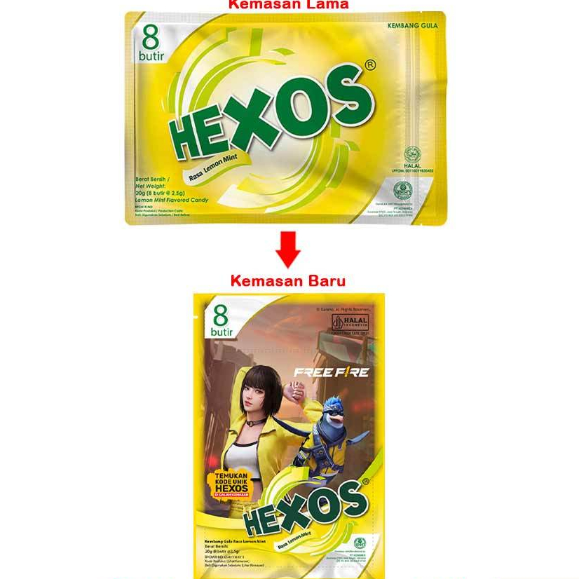 

HEXOS Candy Lemon Mint 8 x 2.5gr