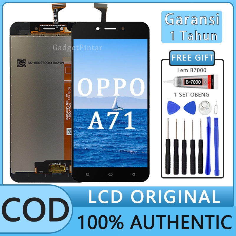 【ORIGINAL+OEM】LCD Oppo A71 ORIGINAL 100% FULL SET LAYAR HIGH ORI TOUCHSCREEN(Garansi 1 tahun)