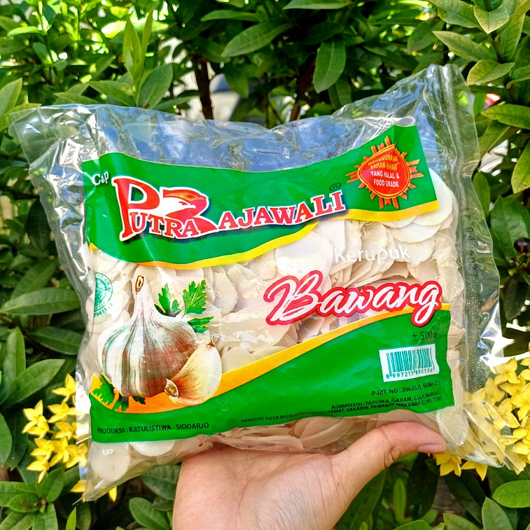 

KERUPUK BAWANG PUTIH PUTERA RAJAWALI [Kemasan 500Gr] / KRIPIK / CAMILAN / KRUPUK PREMIUM