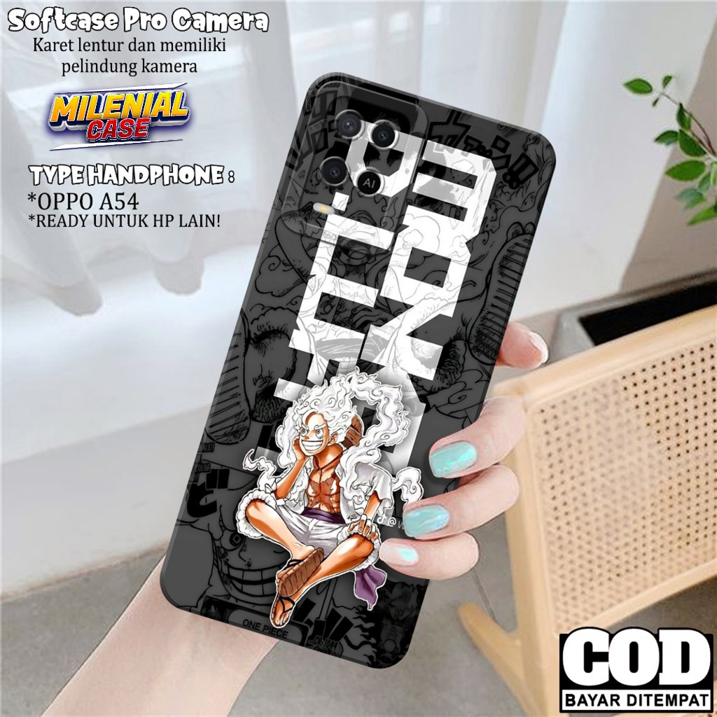 Case Oppo A54 - Softcase Oppo A54 - Fashion Case Anime - Casing Oppo A54 - Softcase Pro Camera - Tpu